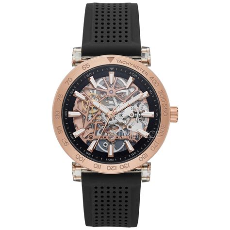 Michael Kors Greer Automatic Skeleton Dial Men's 